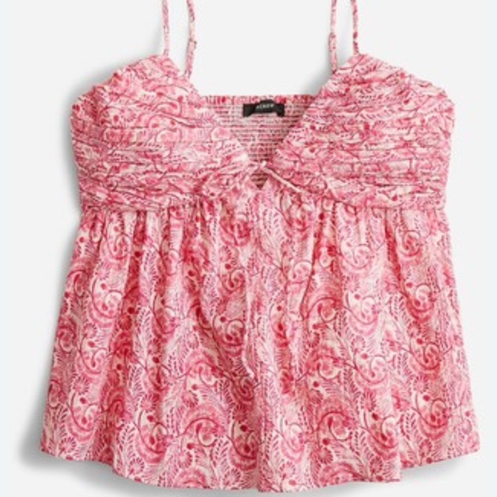 J.Crew pink dandelion cami NEW